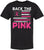 US Flag Back The Pink Breast Cancer Ribbon T-Shirt | USA Awareness & Support Unisex Tee Shirt, Black