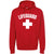 Red Lifeguard + White Cross Hooded Sweatshirt Pool Water Watch Safety Premium Pullover Hoodie