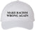 Make Racism Wrong Again Embroidered Dad Hat | Adjustable Anti-Racism Equality Statement Baseball Cap