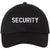 SECURITY Low Profile Baseball Dad Cap Unstructured Uniform Guard Officer Agent Adjustable Hat