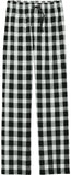 Flannel Plaid Lounge Pants | Cotton Pajama Classic Buffalo Sleep Bottoms with Drawstring Closure
