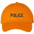 POLICE Unstructured Dad Hat Low Profile Adjustable Baseball Cap for Security, Guard & Law Enforcement Uniforms