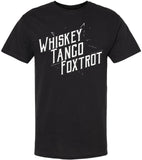 Whiskey Tango Foxtrot Printed T-Shirt Military 100% Cotton Crewneck Tee