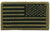 USA American Flag Patch Military Uniform Hook Loop US Flag Accessory Patch (Many colors to choose from!)