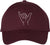 Shaka Hand Embroidered Baseball Cap | Hang Loose Minimal Line Art 100% Cotton Adjustable Unisex Dad Hat