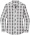 Women’s Buffalo Plaid Flannel Shirt Button Up Open Collar Lightweight Super Soft French Front Top