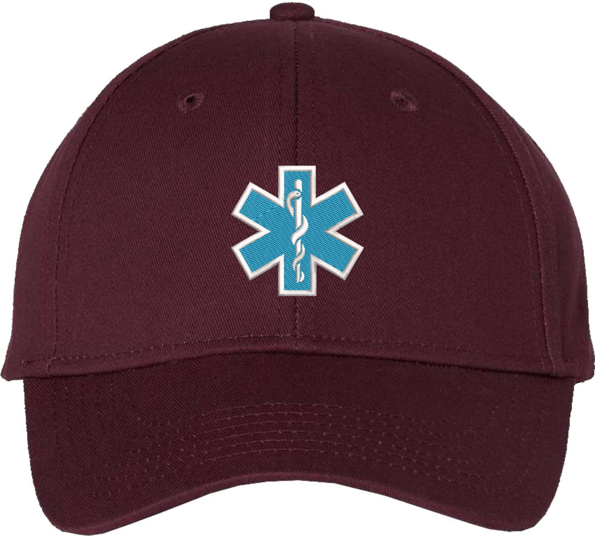 EMS EMT Emergency Medical Star of Life Embroidered Adjustable 100% Cotton Unisex Baseball Cap Hat