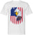 USA Flag Eagle Printed T-Shirt | 4th of July Patriotic American Independence Memorial Day Freedom Tee Shirt