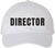 Director Embroidered Baseball Cap | Adjustable 100% Cotton Unisex Dad Hat | Casual Military Style Hat