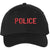 POLICE Embroidered Baseball Hat Structured Adjustable Uniform Cap for Guard, Officer, Policeman