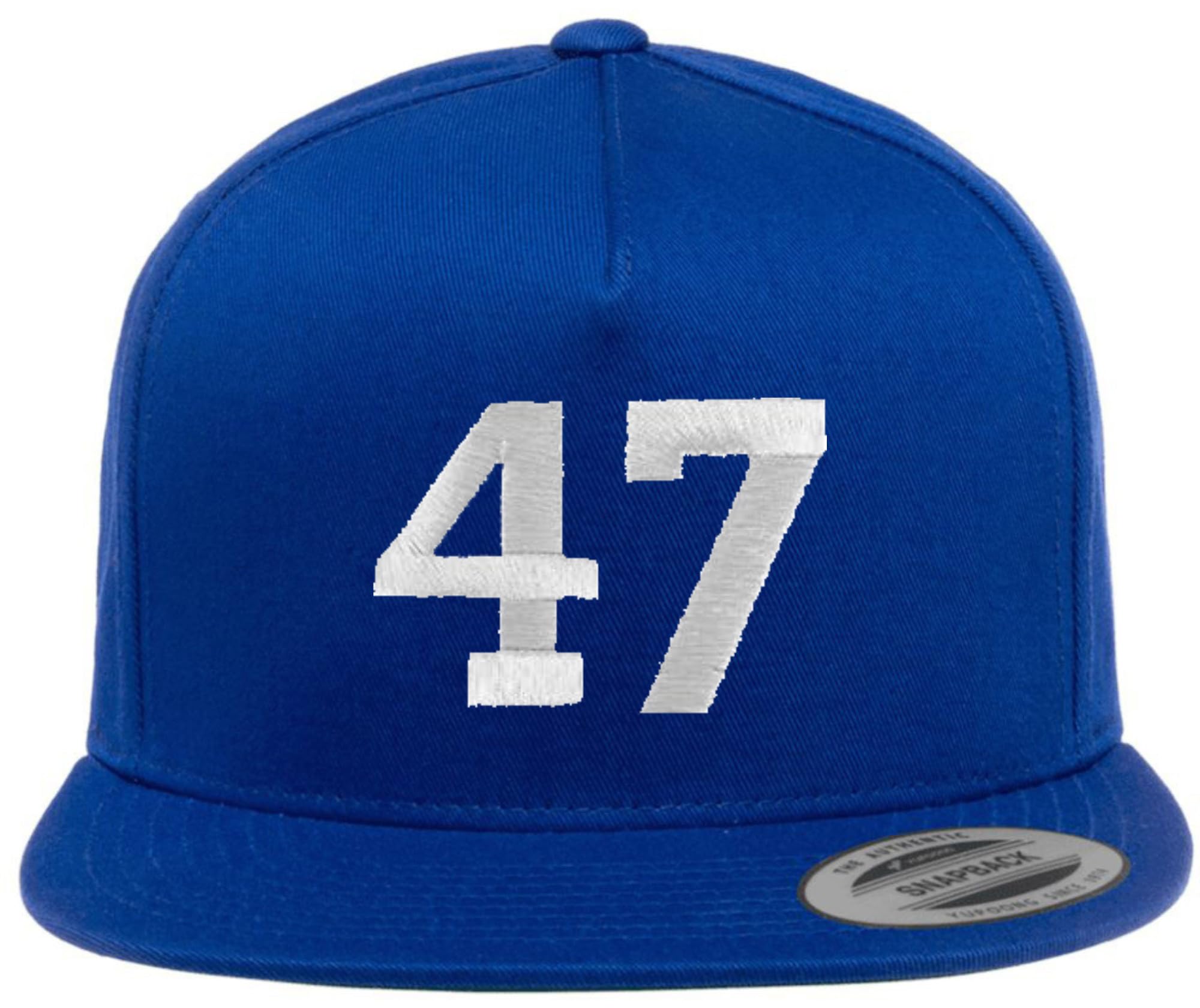 47 Embroidered Flat Bill Cap | Support 47th President of United States Snapback Hat