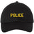 POLICE Unstructured Dad Hat Low Profile Adjustable Baseball Cap for Security, Guard & Law Enforcement Uniforms