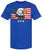 USA Eagle Flag Printed T-Shirt Patriotic American Bald Eagle Graphic 4th of July Cotton Tee