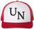 UN Embroidered Trucker Snapback Mesh Hat Adjustable Summer Baseball Cap