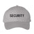 SECURITY Lightweight Twill Snapback Cap Structured Uniform Guard Agent Adjustable Hat