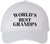 World’s Best Grandpa Embroidered Dad Hat Grandpa Gift Father’s Day Classic Baseball Style Cap
