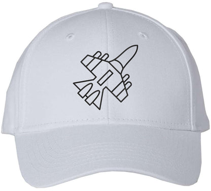 Jet Fighter Embroidered Baseball Cap Airplane Pilot Gift Dad Hat Aviation Aircraft