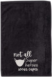 Embroidered Hand Towels - LOVE a Healthcare Hero & Not All Superheroes Wear Capes 100% Cotton Towel