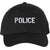 POLICE Embroidered Baseball Hat Structured Adjustable Uniform Cap for Guard, Officer, Policeman