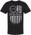 We The People 1776 USA Flag T-Shirt - Long Center Print American Distressed US Flags Patriots Tee Shirt