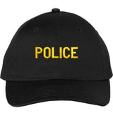 POLICE Snapback Cap – Lightweight Structured Adjustable Uniform Hat for Officer, Guard & Law Enforcement