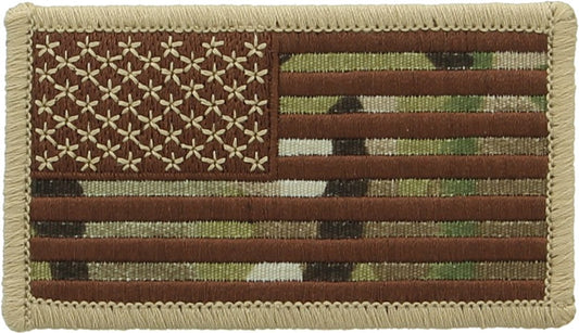 USA American Flag Patch Military Uniform Hook Loop US Flag Accessory Patch (Many colors to choose from!)
