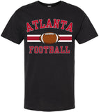 National Football US City League Teams Short Sleeve T-Shirt | USA City Printed Sports Fan Gameday Watching Tee Shirt