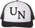UN Embroidered Trucker Snapback Mesh Hat Adjustable Summer Baseball Cap