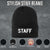 STAFF Beanie Warm Winter Watch Cap Embroidered STAFF Uniform Work Winter Hat