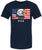 USA Eagle Flag Printed T-Shirt Patriotic American Bald Eagle Graphic 4th of July Cotton Tee