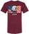 USA Eagle Flag Printed T-Shirt Patriotic American Bald Eagle Graphic 4th of July Cotton Tee