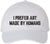 I Prefer Art Made By Humans Embroidered Dad Hat | AI-Free Creativity Artistic Statement Baseball Cap