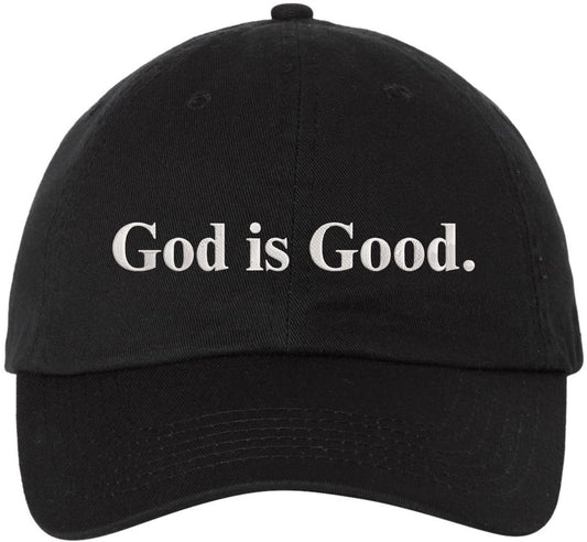 God Is Good Embroidered Dad Hat Christian Faith Baseball Cap Inspirational Religious Hat