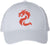 Serpent Dragon Baseball Cap Mythical Creature Hat Adjustable Oriental Snake Embroidered Headwear for Men Women