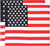 US Flag Bandana USA American Cotton Headband Headwrap Head Cover Bandanna Doo Rag 2-Pack