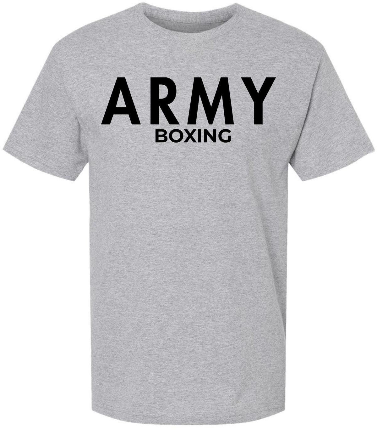 Army Boxing T-Shirt | Military Sports Training Short Sleeve Workout Fitness Gym PT Boxers Shirt 100% Cotton
