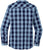 Women’s Buffalo Plaid Flannel Shirt Button Up Open Collar Lightweight Super Soft French Front Top