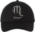 Zodiac Signs Embroidered Dad Hat | Adjustable Astrology Horoscope Monthly Symbols Designs Unstructured Cap, Black
