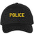 POLICE Embroidered Baseball Hat Structured Adjustable Uniform Cap for Guard, Officer, Policeman