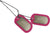 US Military Dog Tag Set - ID Matte Metal ID Dog Tags Necklace Complete Set with 2 Chains and 2 Silencers