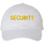 SECURITY Low Profile Baseball Dad Cap Unstructured Uniform Guard Officer Agent Adjustable Hat
