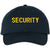 SECURITY Low Profile Baseball Dad Cap Unstructured Uniform Guard Officer Agent Adjustable Hat