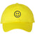 SMILEY FACE Adjustable Dad Cap Unstructured Face Trendy Unisex Preppy Hat