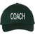 COACH Baseball Hat Embroidered Uniform Sports Cap for Head & Assistant, Adjustable for Men & Women Coaches