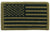 USA American Flag Patch Military Uniform Hook Loop US Flag Accessory Patch (Many colors to choose from!)