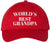 World’s Best Grandpa Embroidered Dad Hat Grandpa Gift Father’s Day Classic Baseball Style Cap