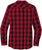 Women’s Buffalo Plaid Flannel Shirt Button Up Open Collar Lightweight Super Soft French Front Top