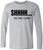SHHHH No One Cares Printed Long Sleeve T-Shirt | Sarcastic Funny Casual Slogan Crewneck Shirt for Men & Women