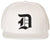 Old English Alphabet D Embroidered Baseball Cap | Classic Gothic Letter Adjustable Flat Bill Snapback Unisex Hat