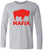 Distressed Buffalo Mafia Long Sleeve T-Shirt | New York Bill Football City Fan Club Game Day Tee Shirt